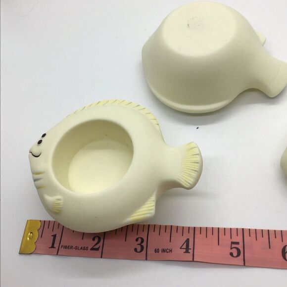 Set of Three Partylite Fish Tealight Holders - Picture 2 of 4